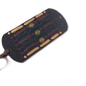 Mens leather bracelet